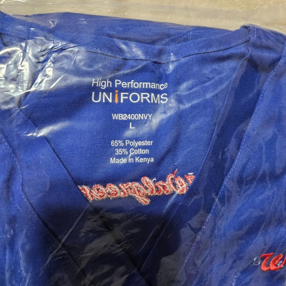 Walgreens High Performance Uniforms Blue Scrub Set Large New - Picture 3 of 4